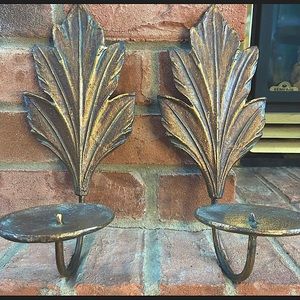 Solid Brass Candle Holders